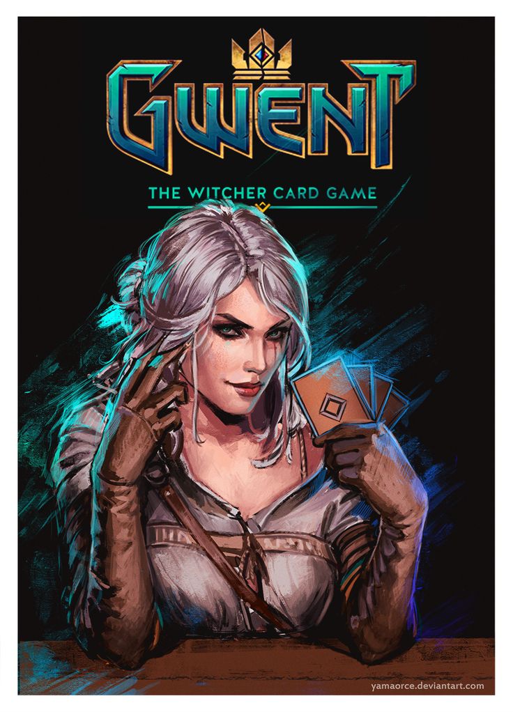 affiche the witcher card game gwent
